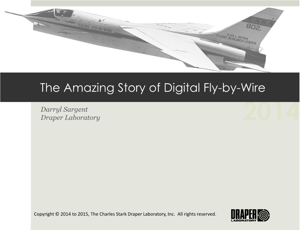 The Amazing Story of Digital Fly-By-Wire
