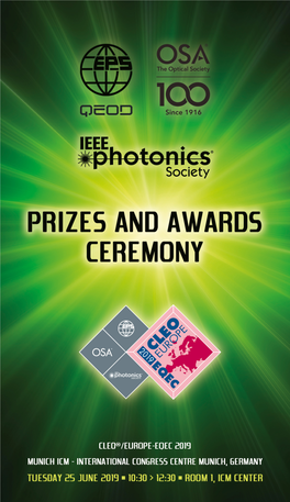 Eps Quantum Electronics Prizes