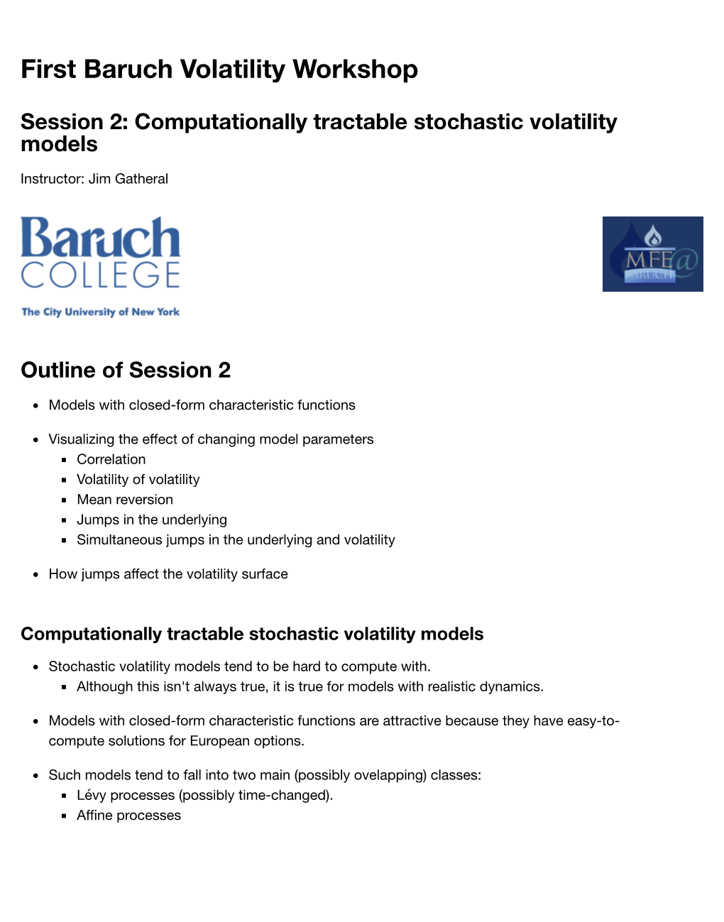 Implied Volatility from the Characteristic Function