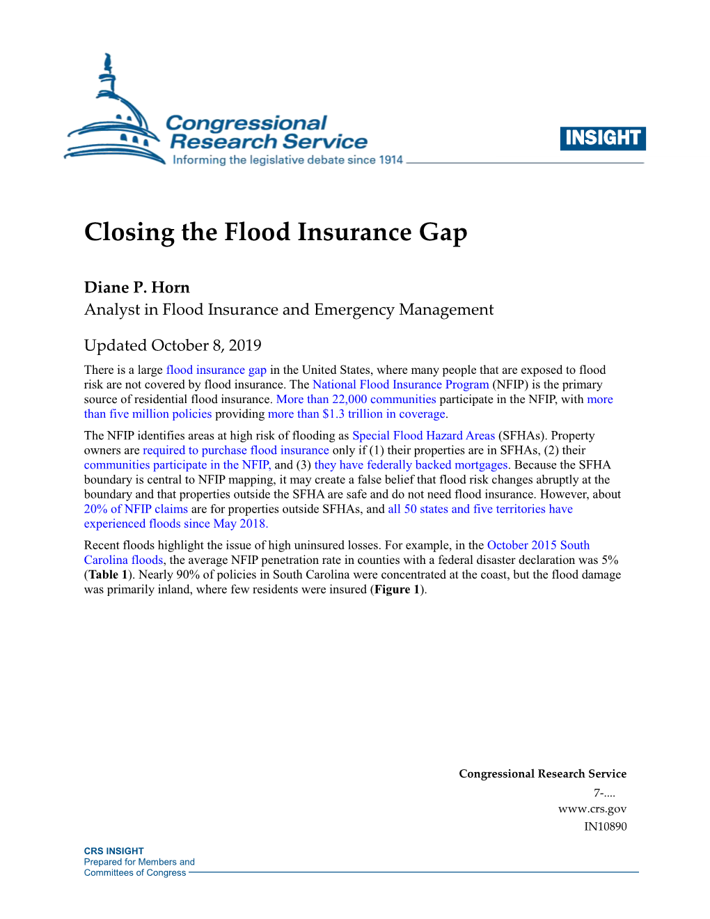 Closing the Flood Insurance Gap