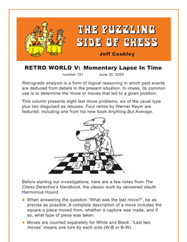 ANYTHING but AVERAGE Werner Keym CHESS CLASSICS and OFF-BEAT PROBLEMS a Marvelous Anthology of 375 Games, Endgame Studies, Problems, and Puzzles