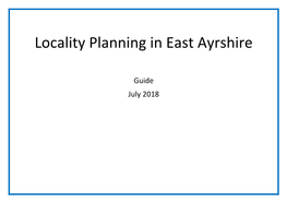 Guide to Locality Planning