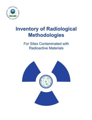 Inventory of Radiological Methodologies for Sites