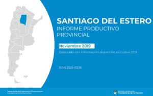 Santiago Del Estero Informe Productivo Provincial