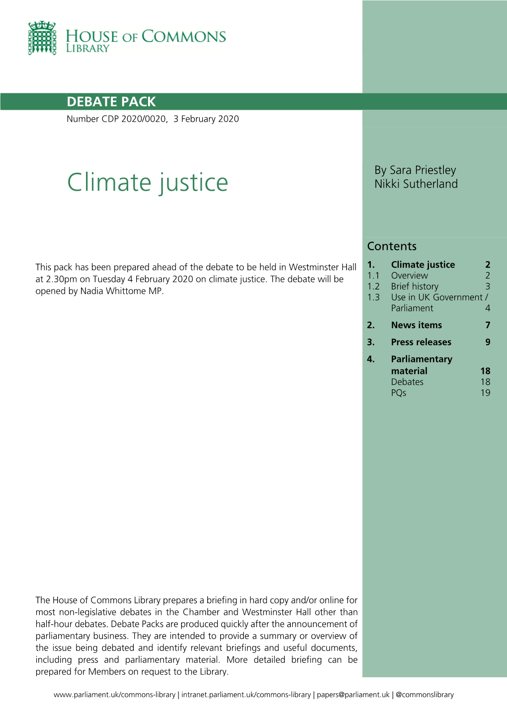 Climate Justice