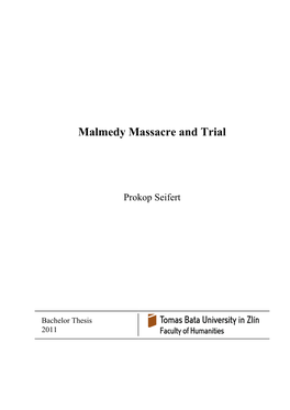Malmedy Massacre and Trial