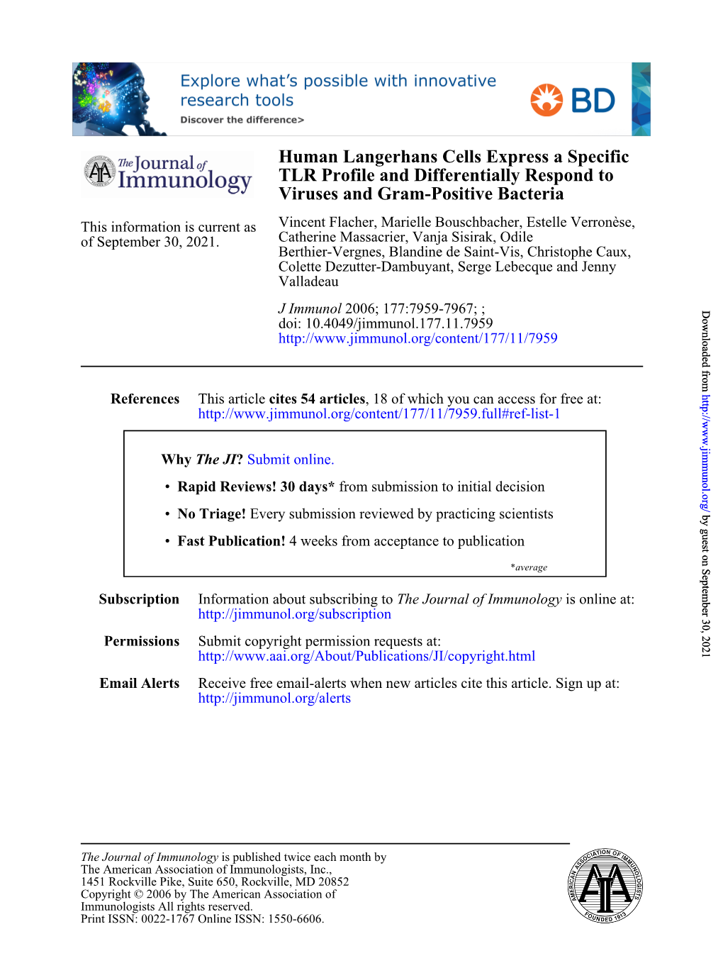 Viruses and Gram-Positive Bacteria TLR Profile and Differentially