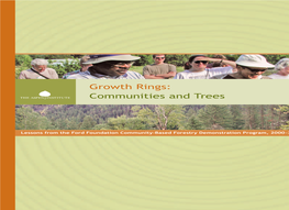 Growth Rings:Communitiesand Trees