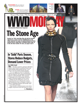 The Stone Age Stone the WWD in This Chiclinear Number