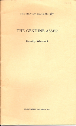 The Genuine Asser