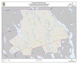 18 - Electoral District of Preston-Dartmouth 2018 Nova Scotia Electoral Boundaries Commission