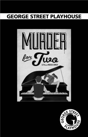 "Murder for Two" Playbill