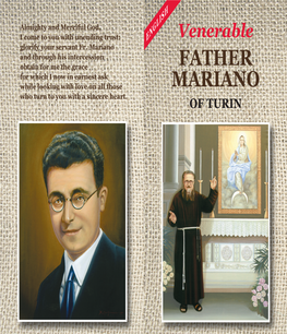 Venerable FATHER MARIANO of TURIN
