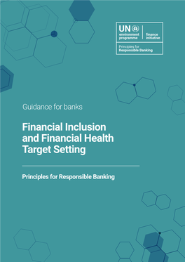 Guidance on Financial Inclusion and Financial Health Target Setting 4 Table of Contents Introduction