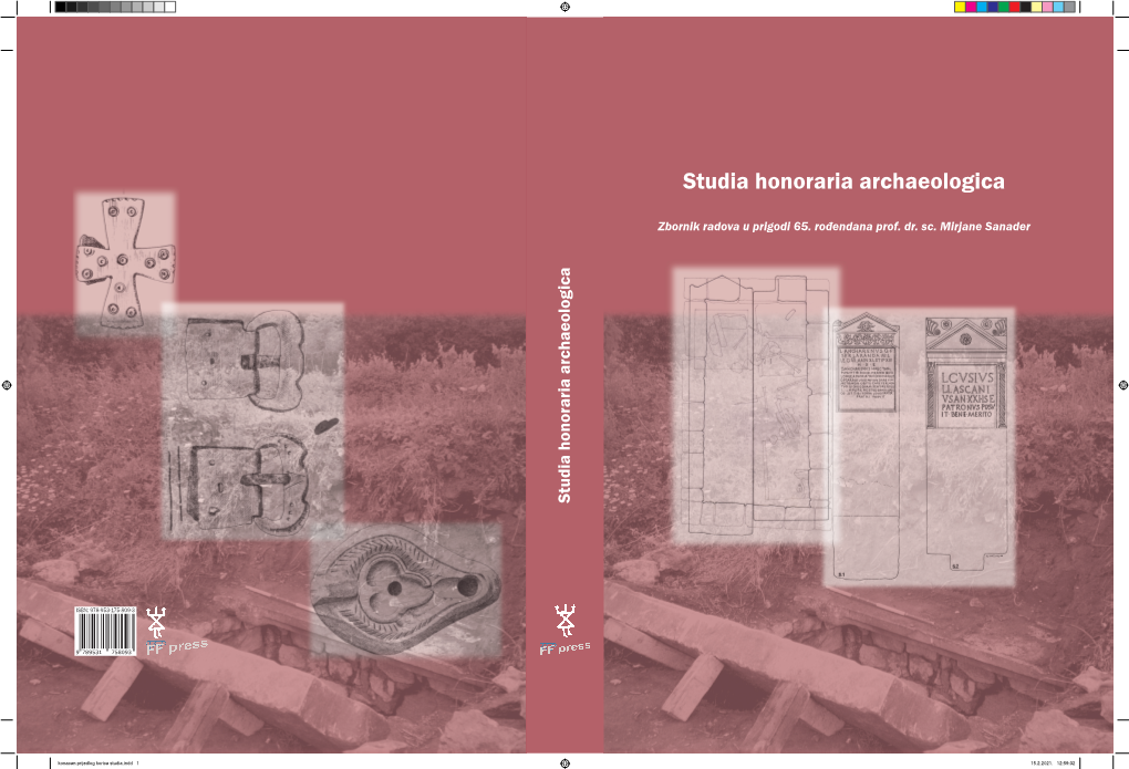 Studia Honoraria Archaeologica