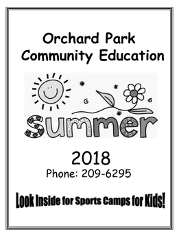 Orchard Park Community Education