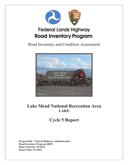 Lake Mead National Recreation Area Cycle 5 Report