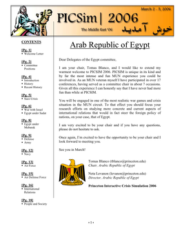 Arab Republic of Egypt [Pg