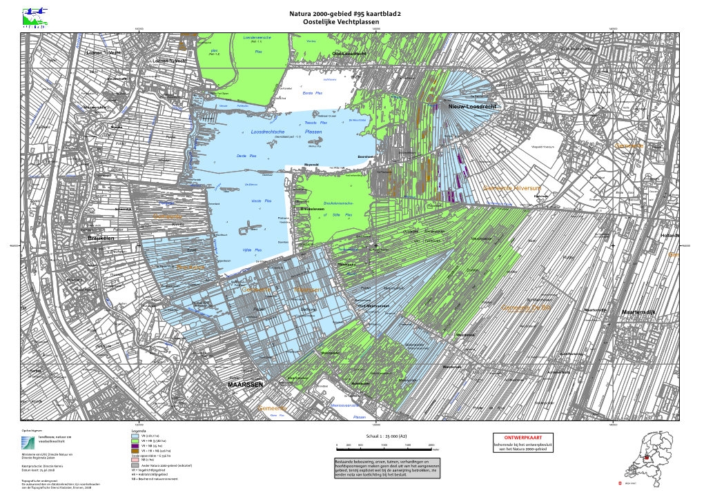 Natura 2000-Gebied #95 Kaartblad Oostelijke Vechtplassen 2