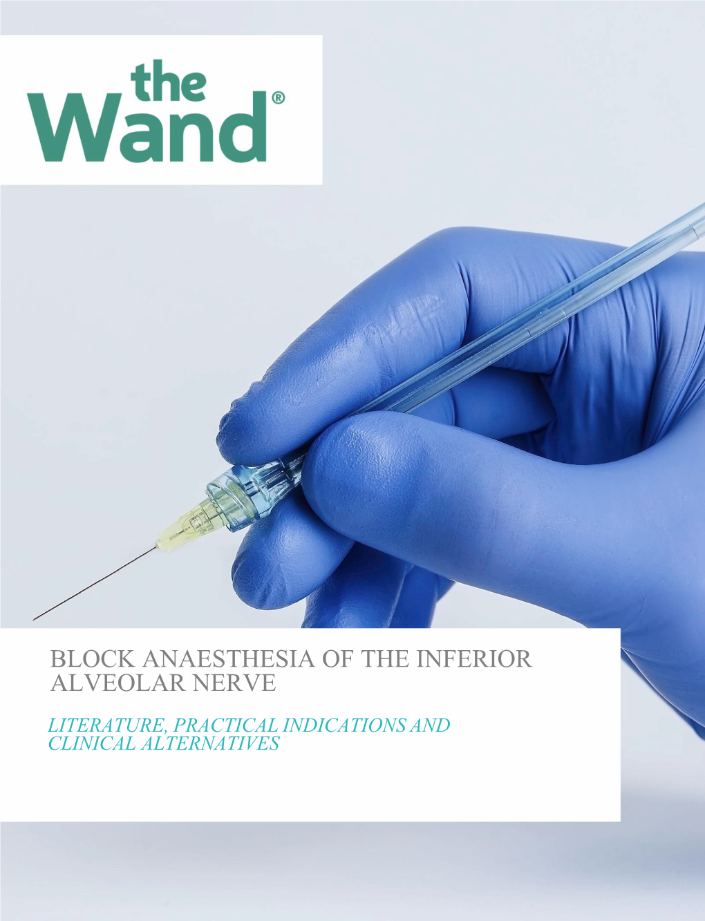 Block Anaesthesia of the Inferior Alveolar Nerve Literature, Practical Indications and Clinical Alternatives