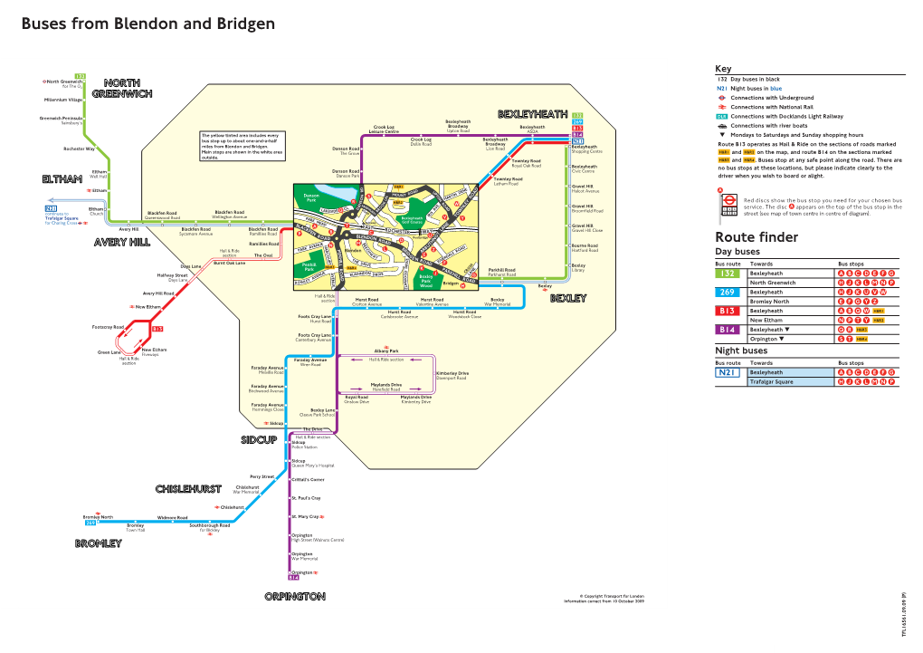 Buses from Blendon and Bridgen