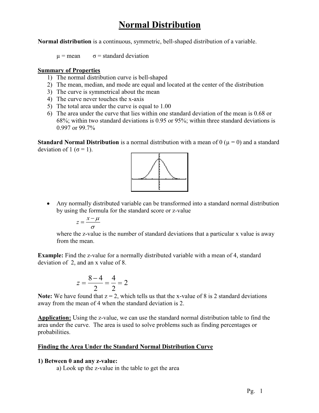 Normal Distribution