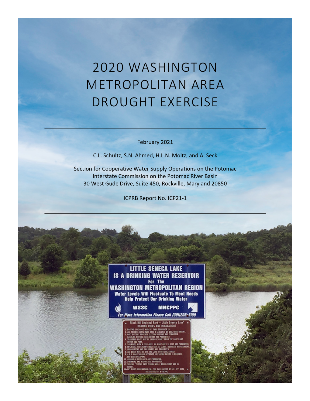 2020 Washington Metropolitan Area Drought Exercise