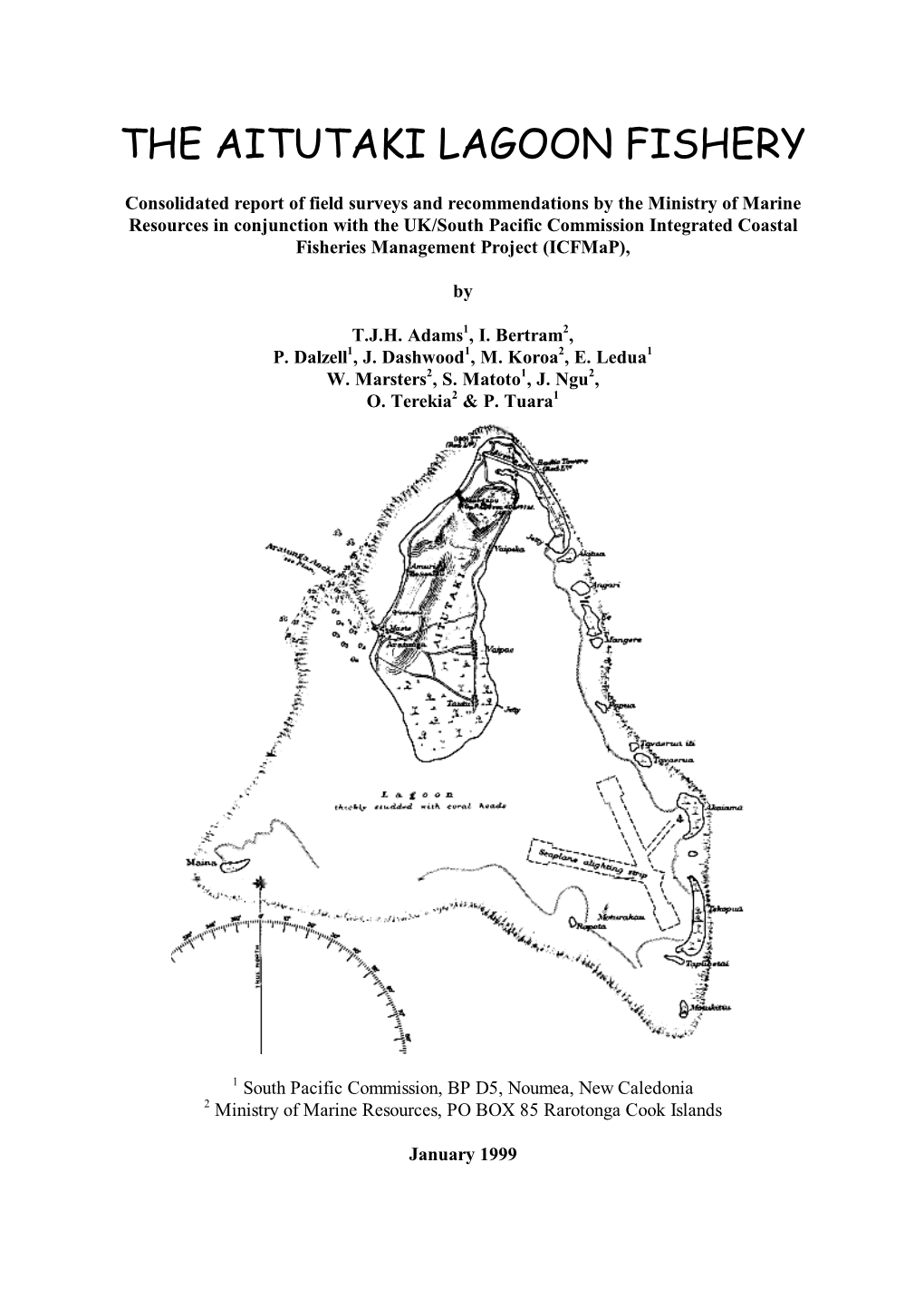 Aitutaki Lagoon Fishery Management