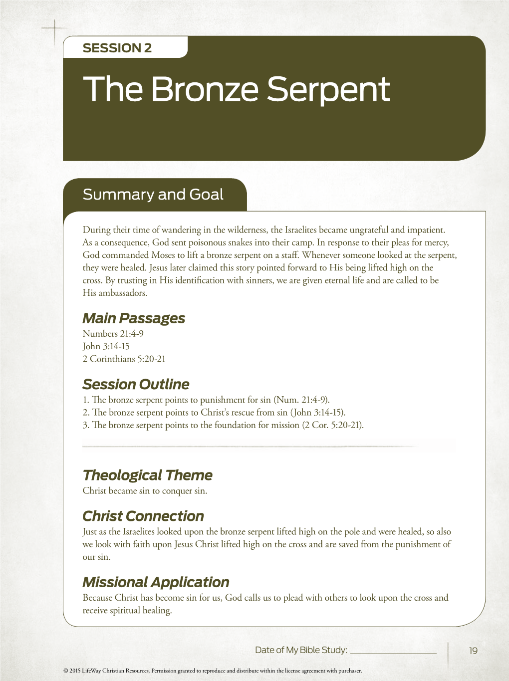 The Bronze Serpent