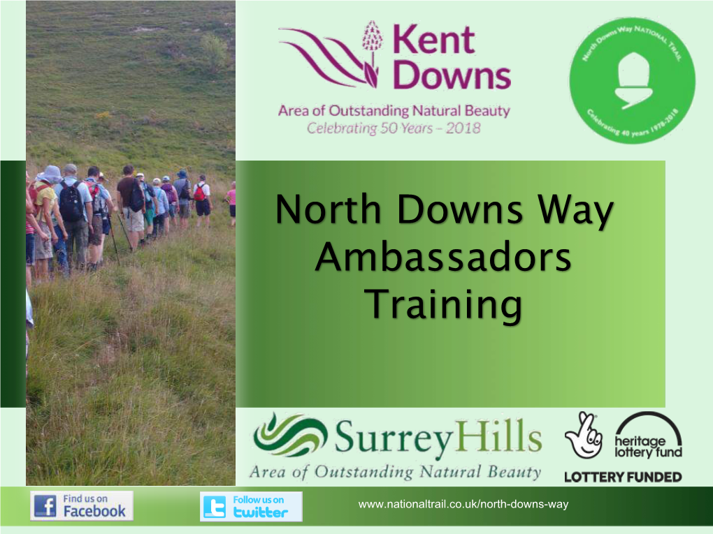 North Downs Way Ambassadors Training