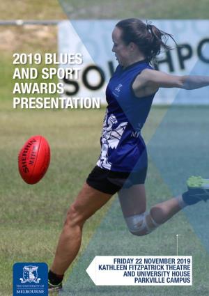 2019 Blues and Sport Awards Presentation