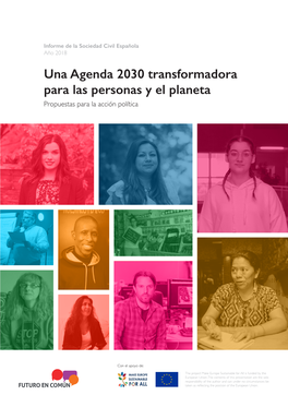 Una Agenda 2030 Transformadora Para Las Personas Y El Planeta Propuestas Para La Acción Política