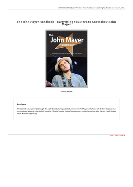 Download Book \ the John Mayer Handbook