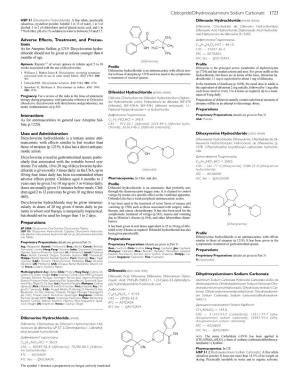 Clebopride/Dihydroxyaluminum Sodium Carbonate 1723