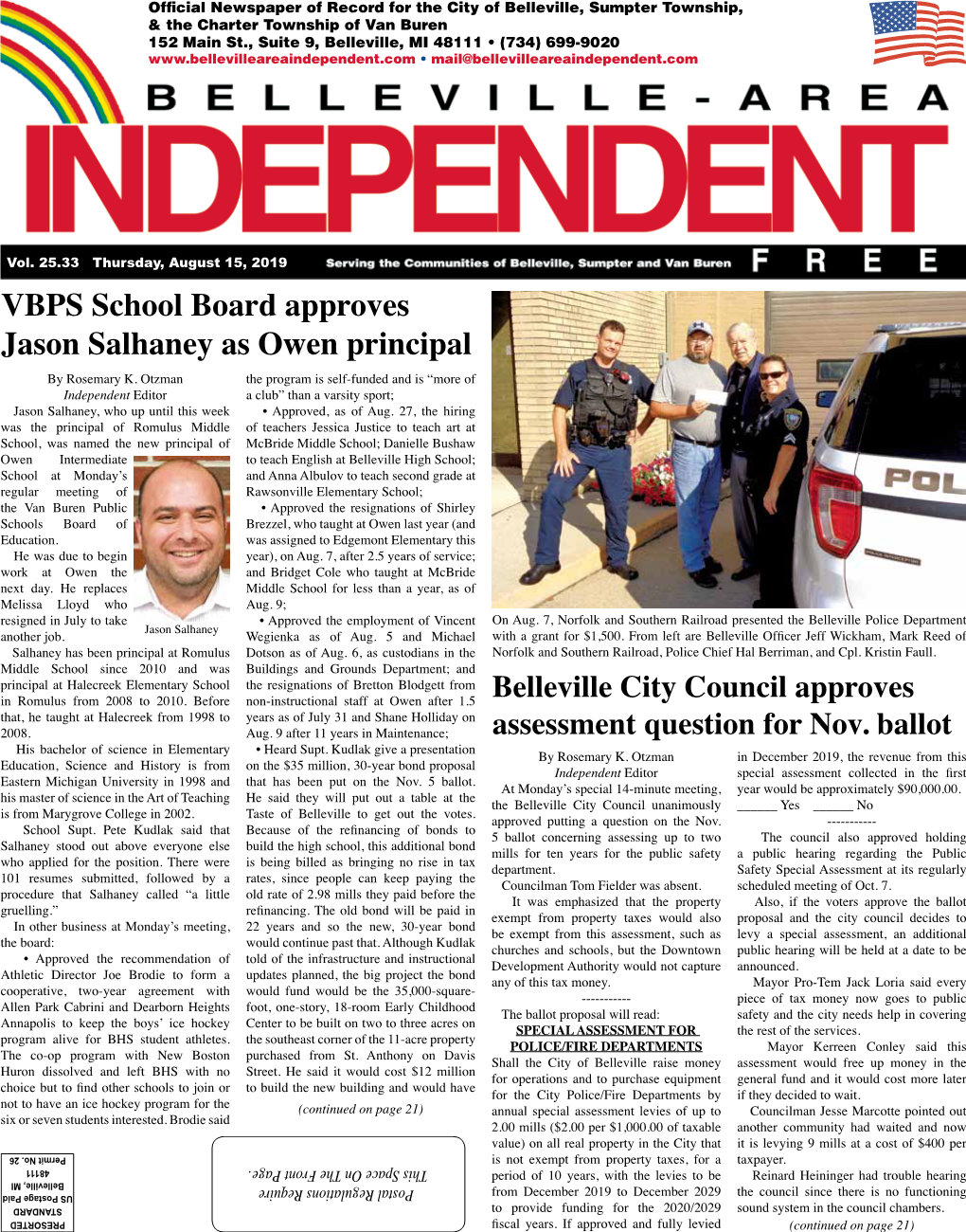 Belleville-Area Independent