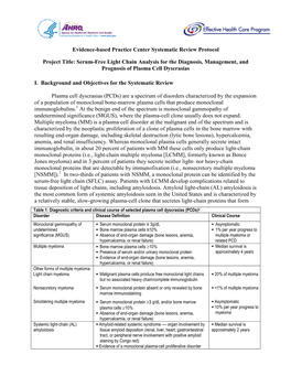 Evidence-Based Practice Center Systematic Review Protocol