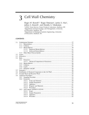 Cell Wall Chemistry Roger M