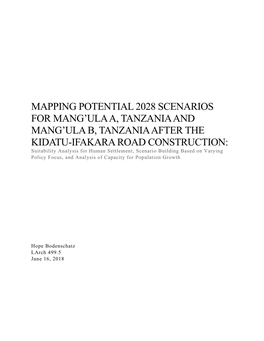 Mapping Potential 2028 Scenarios for Mang'ula A
