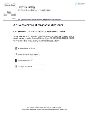 A New Phylogeny of Cerapodan Dinosaurs