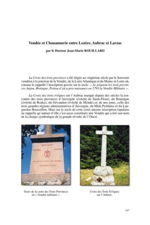 Vendée Et Chouannerie Entre Lozère, Aubrac Et Larzac