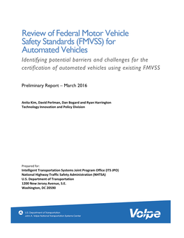 Review of Federal Motor Vehicle Safety Standards (FMVSS)