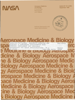 Dicine & Biology Aerospace IV Rie & Biology Aerospace Medic Biology