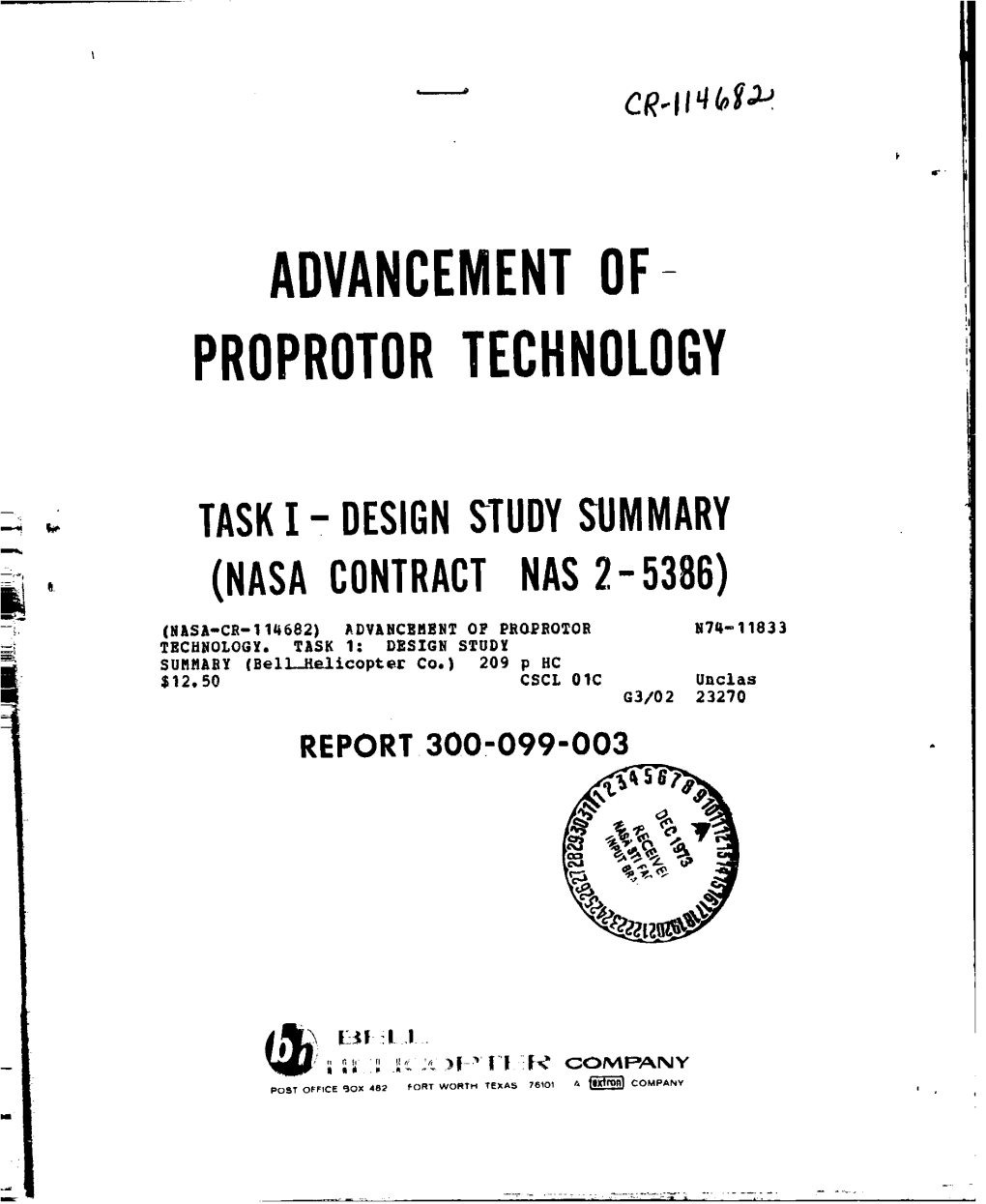 Advancementof- Proprotorechnology