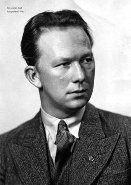 Nils Johan Rud Fotografert I 1931