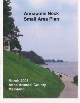Annapolis Neck Small Area Plan Annapolis Neck Small Area Plan