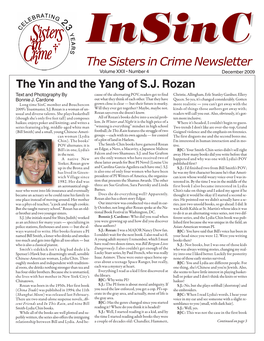The Sisters in Crime Newsletter Volume XXII • Number 4 December 2009