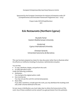 Ezic Restaurants (Northern Cyprus)