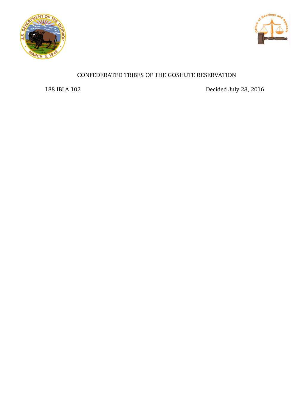 Confederated Tribes of the Goshute Reservation 188