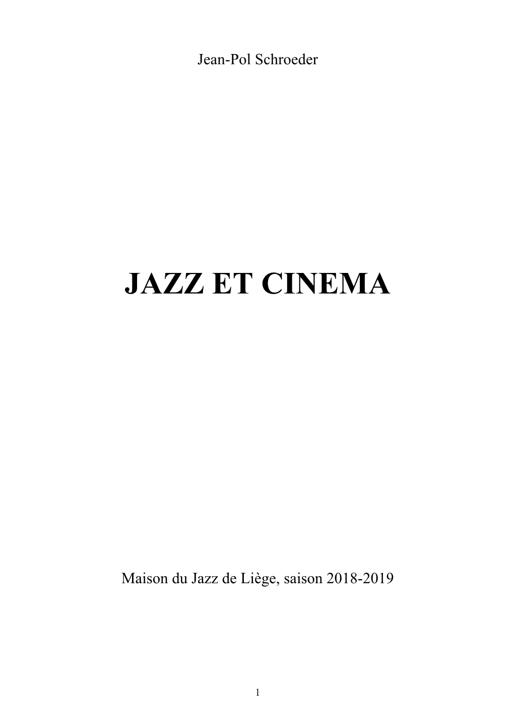 Syllabus Jazz Et Cinema 01