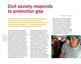 Civil Society Responds to Protection